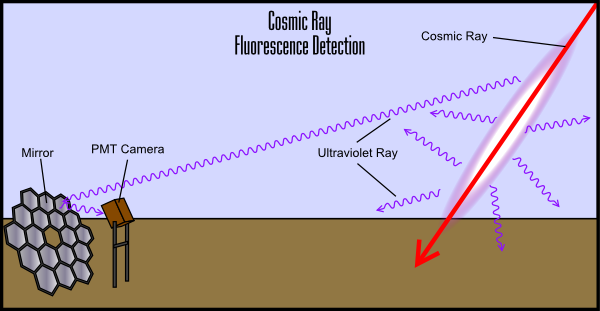 Artist's Rendering of the Fluorescence Detection technique.