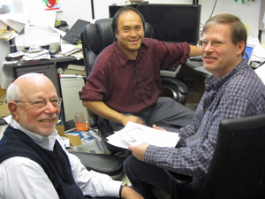 Professors Gordon Thomson, Charles Jui and John Matthews 